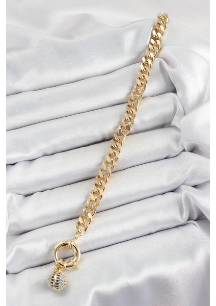 Pirinç Nazar Model Zirkon Taşlı Gold Renk Vip Seri Kadın Bileklik fiyatları