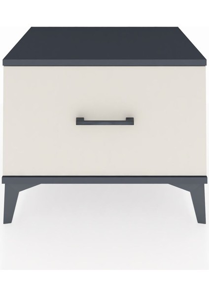 Hyperion Komodin Tek Çekmeceli 60X44X48 Antrasit-Aytaşı