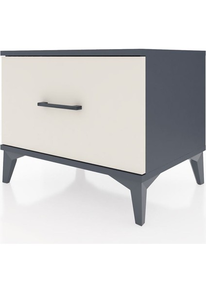 Hyperion Komodin Tek Çekmeceli 60X44X48 Antrasit-Aytaşı modelleri