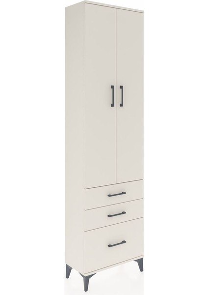 Arges Dolap 4 Raflı 3 Çekmeceli 2 Kapaklı 60X30X221 Aytaşı-Aytaşı fiyatları