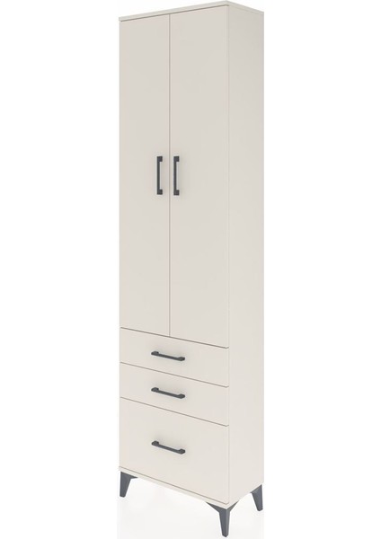 Arges Dolap 4 Raflı 3 Çekmeceli 2 Kapaklı 60X30X221 Aytaşı-Aytaşı modelleri