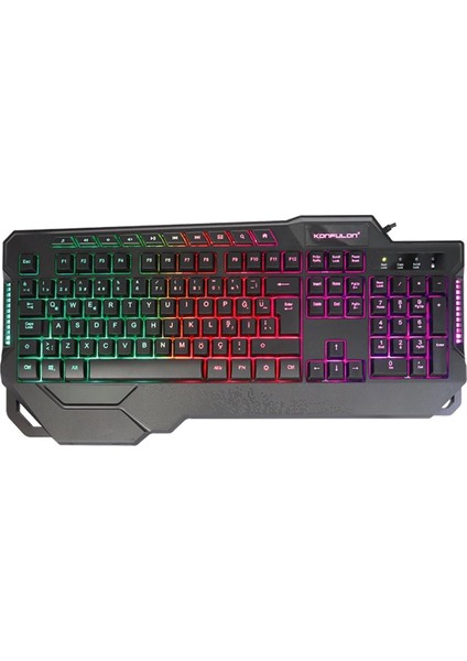 CPT16 MK80 Rgb Işıklı Türkçe Q Kablolu Mekanik Hisli Klavye
