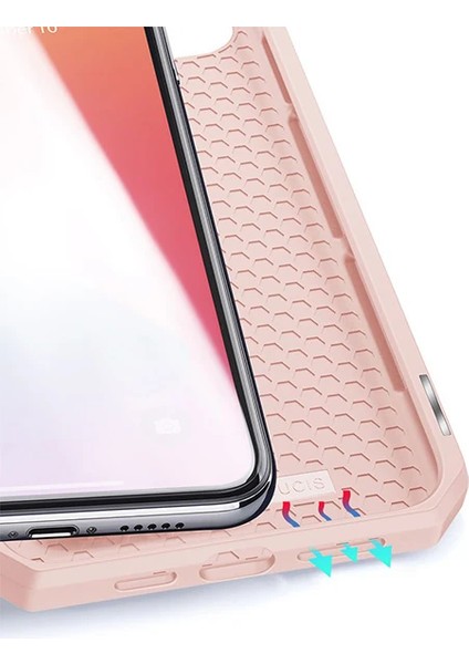 Dux Ducis iPhone 12/12 Pro Kılıf Mıkantıslı Kapaklı Flip Cover Kılıf Skin x Series Flip CASE-(1903)