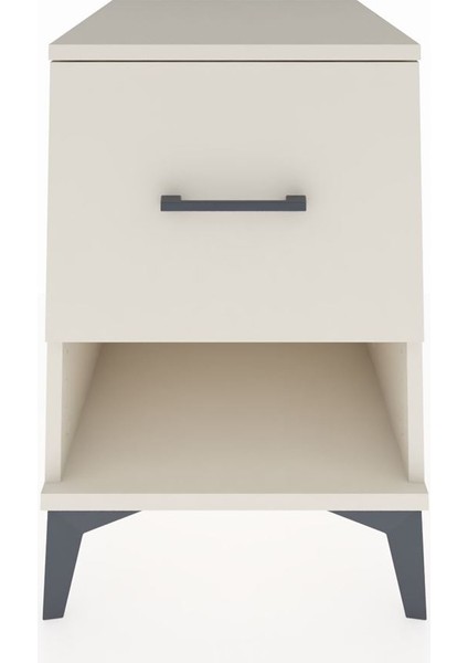 Kronos Komodin Tek Çekmeceli 44X59X64 Aytaşı-Aytaşı
