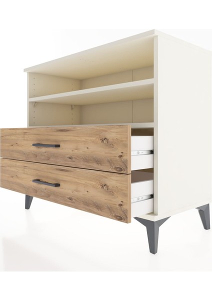 Hyperion Şifonyer 2 Raflı 2 Çekmeceli 88X44X80 Aytaşı-Çam indirimleri