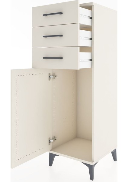 Hyperion Dolap 3 Çekmeceli Tek Kapaklı 44X44X134 Aytaşı-Aytaşı fırsatları