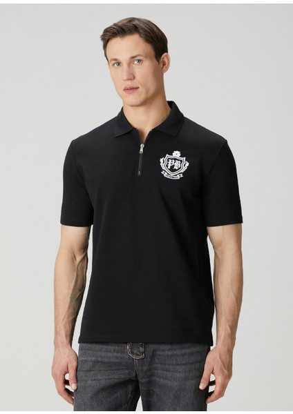 Siyah Polo T-Shirt