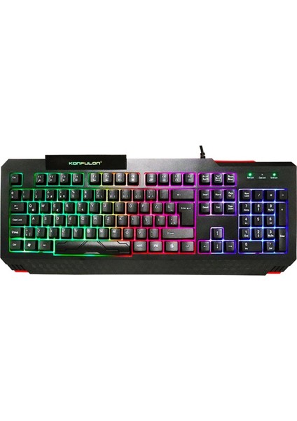 CPT16 V2 Rgb Işıklı Türkçe Q Kablolu Gaming Klavye