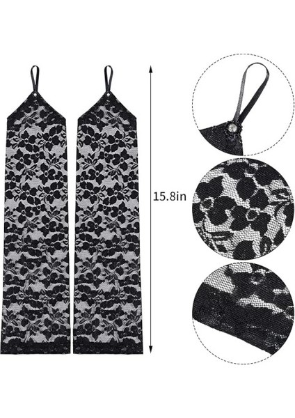 Parmak Askılı Zarif Dantel Eldiven fırsatları