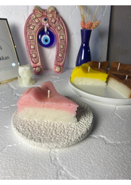 1 Adet Çilek Konsepli Çizkek Cheesecake Candle indirimleri