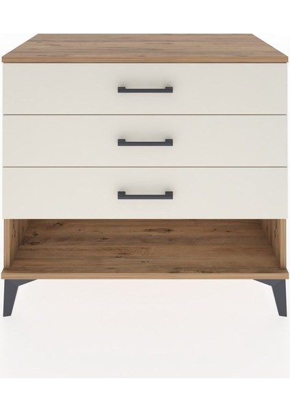 Hyperion Şifonyer 3 Çekmeceli 88X44X80 Çam-Aytaşı