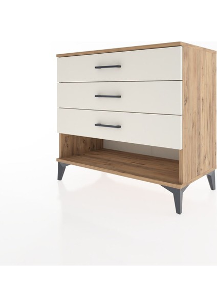 Hyperion Şifonyer 3 Çekmeceli 88X44X80 Çam-Aytaşı modelleri