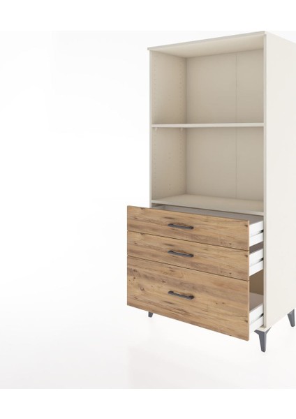Hyperion Dolap 2 Raflı 3 Çekmeceli 88X44X182 Aytaşı-Çam fırsatları