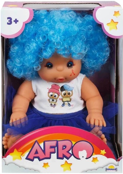 20040 Afro Kıvırcık Saçlı Bebek 23 cm - Stokta Olan Renk Gönderilir modelleri