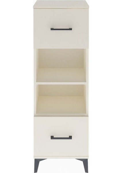 Arges Dolap 2 Raflı 2 Çekmeceli 44X30X134 Aytaşı-Aytaşı