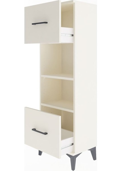 Arges Dolap 2 Raflı 2 Çekmeceli 44X30X134 Aytaşı-Aytaşı fırsatları