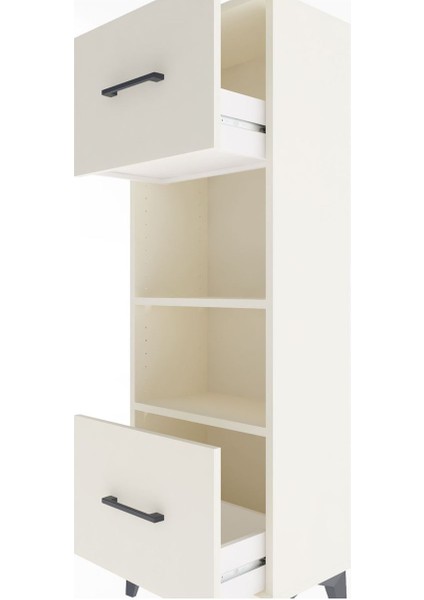 Arges Dolap 2 Raflı 2 Çekmeceli 44X30X134 Aytaşı-Aytaşı indirimleri