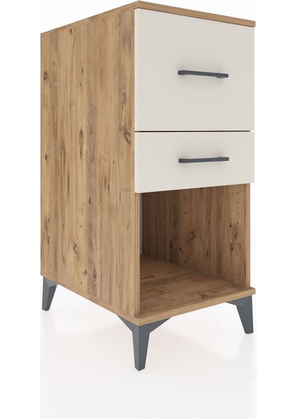 Kronos Komodin 2 Çekmeceli 44X59X96 Çam-Aytaşı fiyatları