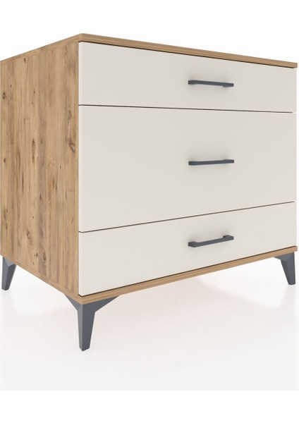 Kronos Şifonyer 3 Çekmeceli 88X59X80 Çam-Aytaşı fiyatları