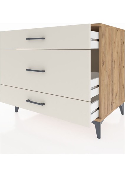 Kronos Şifonyer 3 Çekmeceli 88X59X80 Çam-Aytaşı fırsatları