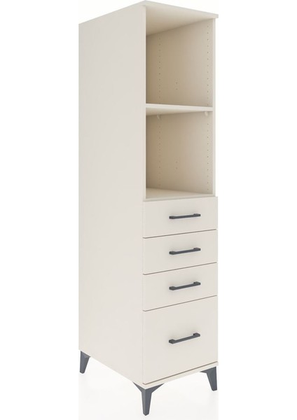 Kronos Dolap 2 Raflı 4 Çekmeceli 44X59X182 Aytaşı-Aytaşı fiyatları