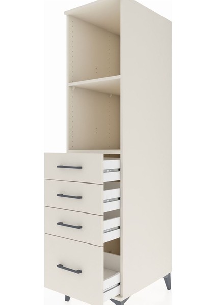 Kronos Dolap 2 Raflı 4 Çekmeceli 44X59X182 Aytaşı-Aytaşı indirimleri