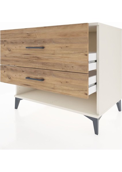 Kronos Şifonyer 2 Çekmeceli 88X59X80 Aytaşı-Çam fırsatları