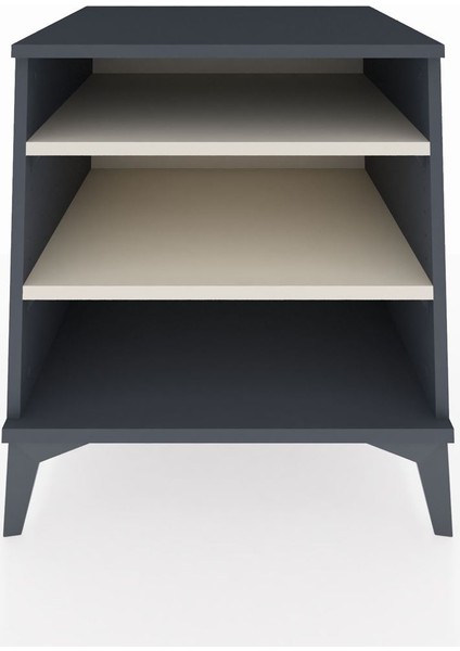 Kronos Komodin 2 Raflı 60X59X64 Antrasit-Aytaşı