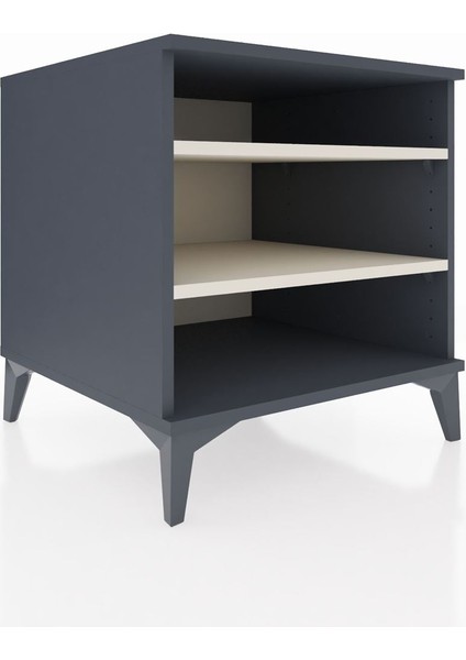 Kronos Komodin 2 Raflı 60X59X64 Antrasit-Aytaşı modelleri