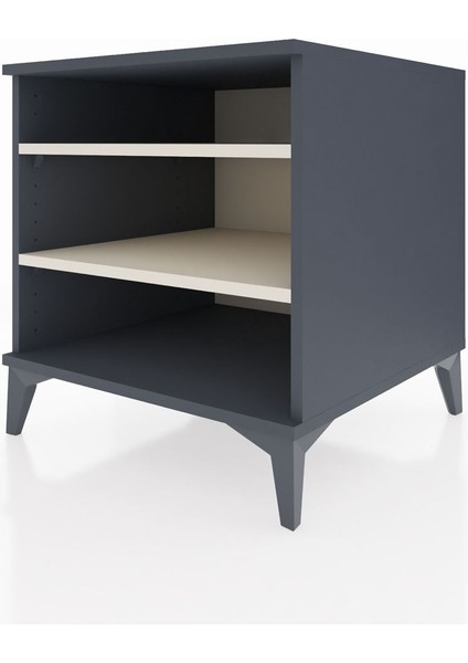 Kronos Komodin 2 Raflı 60X59X64 Antrasit-Aytaşı indirimleri