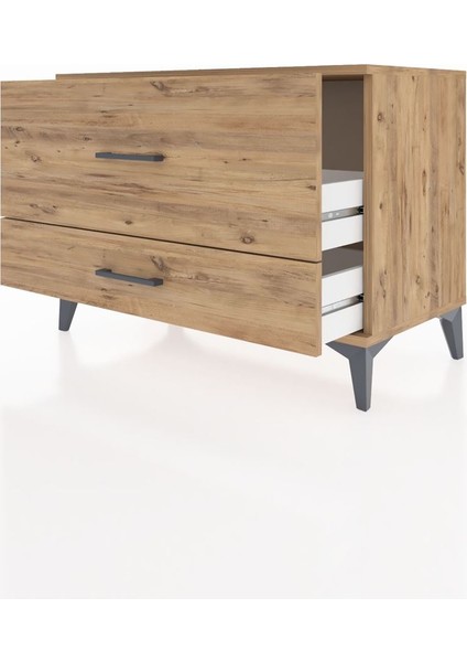 Hyperion Şifonyer 2 Çekmeceli 88X44X64 Çam-Çam fırsatları