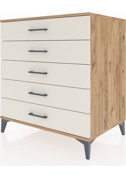 Kronos Şifonyer 5 Çekmeceli 88X59X96 Çam-Aytaşı modelleri