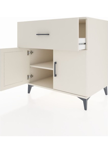 Kronos Şifonyer Tek Raflı Tek Çekmeceli 2 Kapaklı 88X59X96 Aytaşı-Aytaşı fırsatları