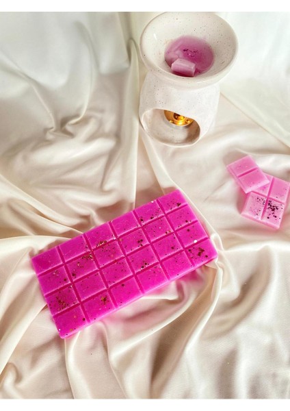 Buhurdanlık Koku Tableti %100 Soya Wax Melts Vegan Buhurdanlık Mumu Çilek Kokulu