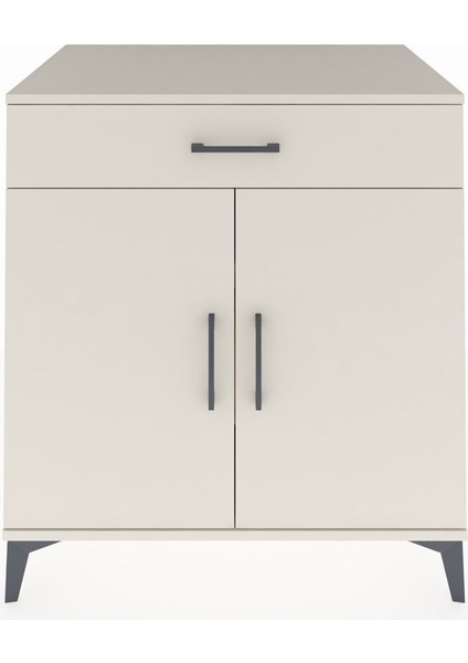 Kronos Şifonyer 2 Raflı Tek Çekmeceli 2 Kapaklı 88X59X96 Aytaşı-Aytaşı