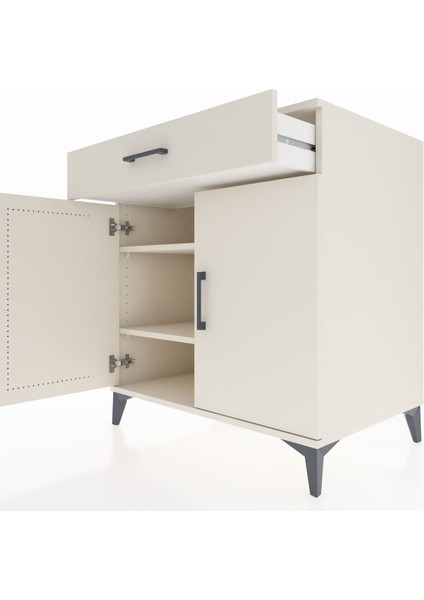 Kronos Şifonyer 2 Raflı Tek Çekmeceli 2 Kapaklı 88X59X96 Aytaşı-Aytaşı indirimleri