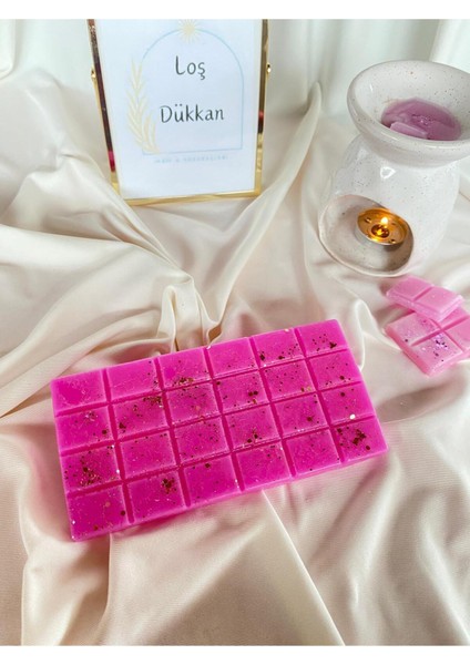 Buhurdanlık Koku Tableti %100 Soya Wax Melts Vegan Buhurdanlık Mumu Çilek Kokulu indirimleri