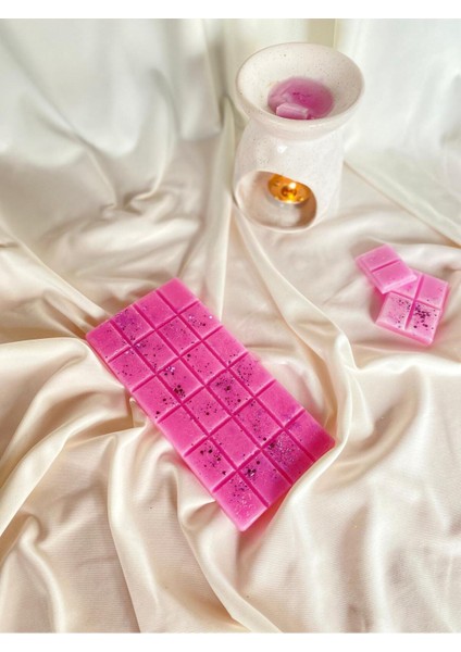 Buhurdanlık Koku Tableti %100 Soya Wax Melts Vegan Buhurdanlık Mumu Çilek Kokulu
