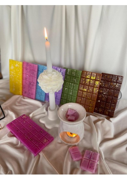 Buhurdanlık Koku Tableti %100 Soya Wax Melts Vegan Buhurdanlık Mumu Çilek Kokulu