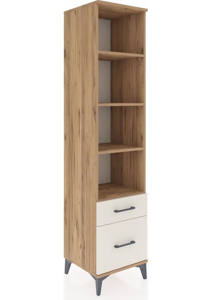 Hyperion Dolap 4 Raflı 2 Çekmeceli 44X44X195 Çam-Aytaşı fiyatları