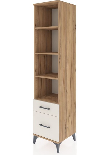 Hyperion Dolap 4 Raflı 2 Çekmeceli 44X44X195 Çam-Aytaşı modelleri