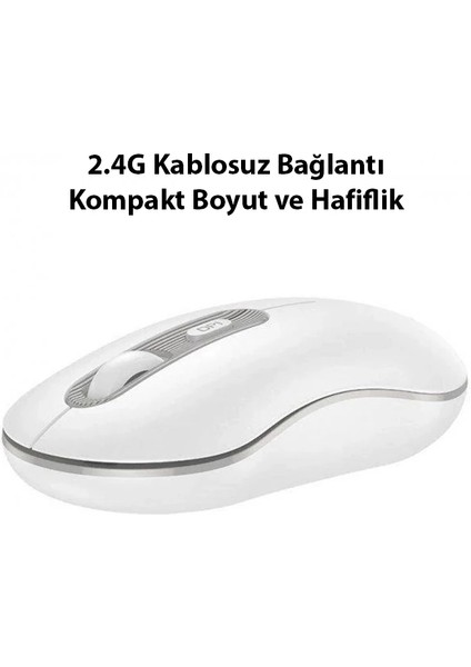Hoco GM21 Platinium 1600DPI 2.4g Bluetooth Kablosuz Optik MOUSE-(1903) fırsatları