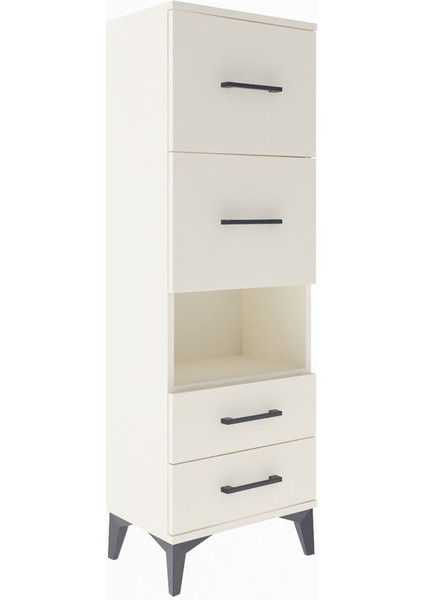 Arges Dolap Tek Raflı 4 Çekmeceli 44X30X134 Aytaşı-Aytaşı fiyatları