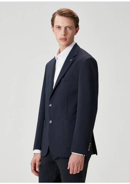 Lacivert Örme Blazer fırsatları