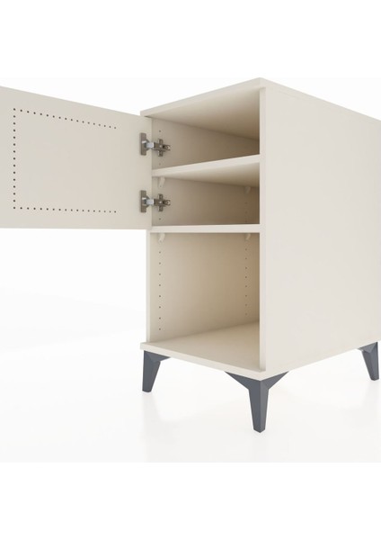 Kronos Komodin 2 Raflı Tek Kapaklı 44X59X80 Aytaşı-Aytaşı indirimleri