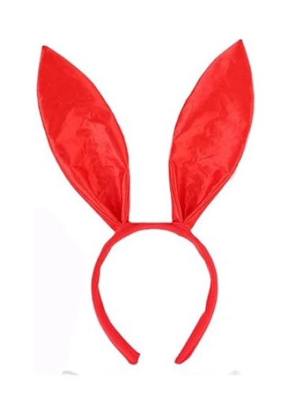 Kırmızı Saten Şekil Verilebilir Tavşan Kulak Taç fiyatları