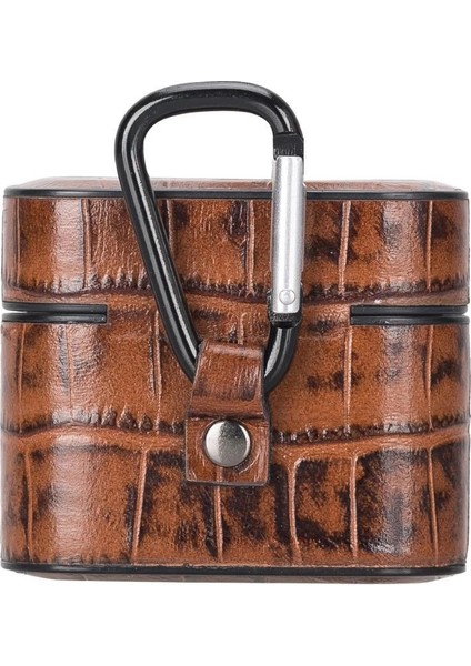 Casquet Apple Airpods 3.nesil Uyumlu Deri Kılıf Yk6 Taba modelleri