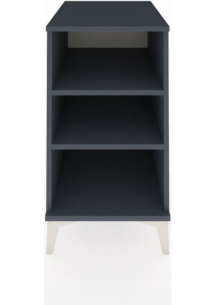 Kronos Komodin 2 Raflı 44X59X80 Antrasit-Antrasit