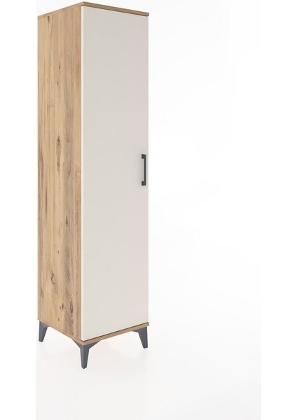 Hyperion Dolap 4 Raflı Tek Kapaklı 44X44X182 Çam-Aytaşı fiyatları