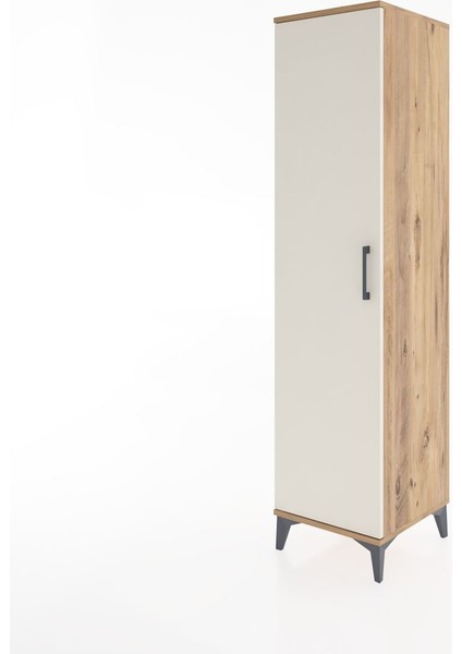 Hyperion Dolap 4 Raflı Tek Kapaklı 44X44X182 Çam-Aytaşı modelleri